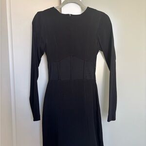 Black corset mini Dress